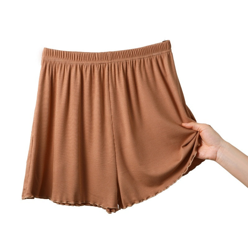 Loose-fitting Bamboo Fiber Cotton High-waisted Plus-size Casual Pants