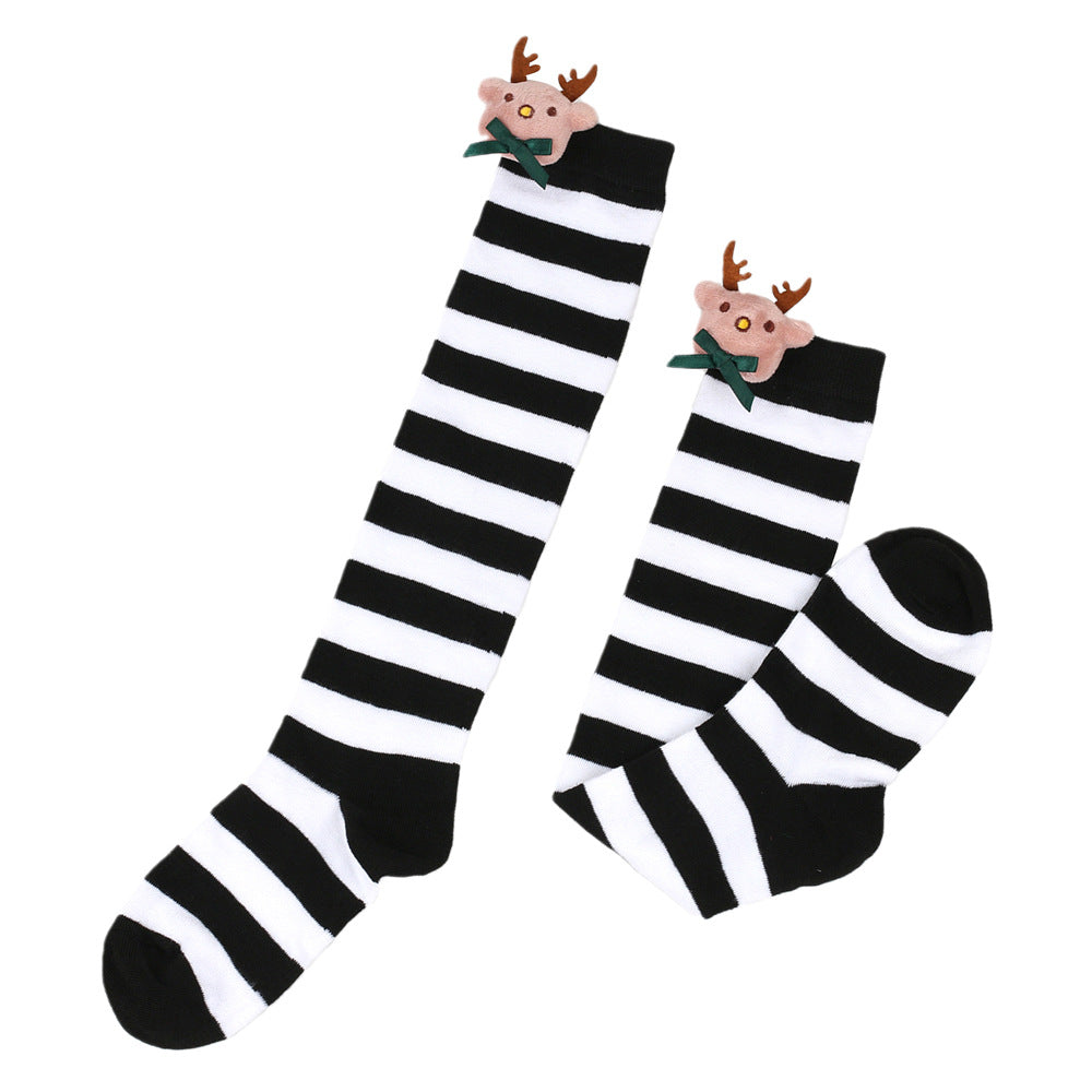 Elk Children's Christmas Stockings Cartoon Doll