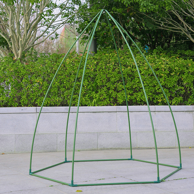 Outdoor Hexagonal Spire Garden Greenhouse Bird-proof Room For Placing Gardening Pots