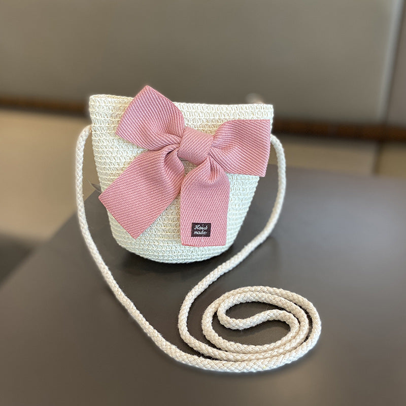 Children's Sun Visor Hat Girls Straw Hat Set