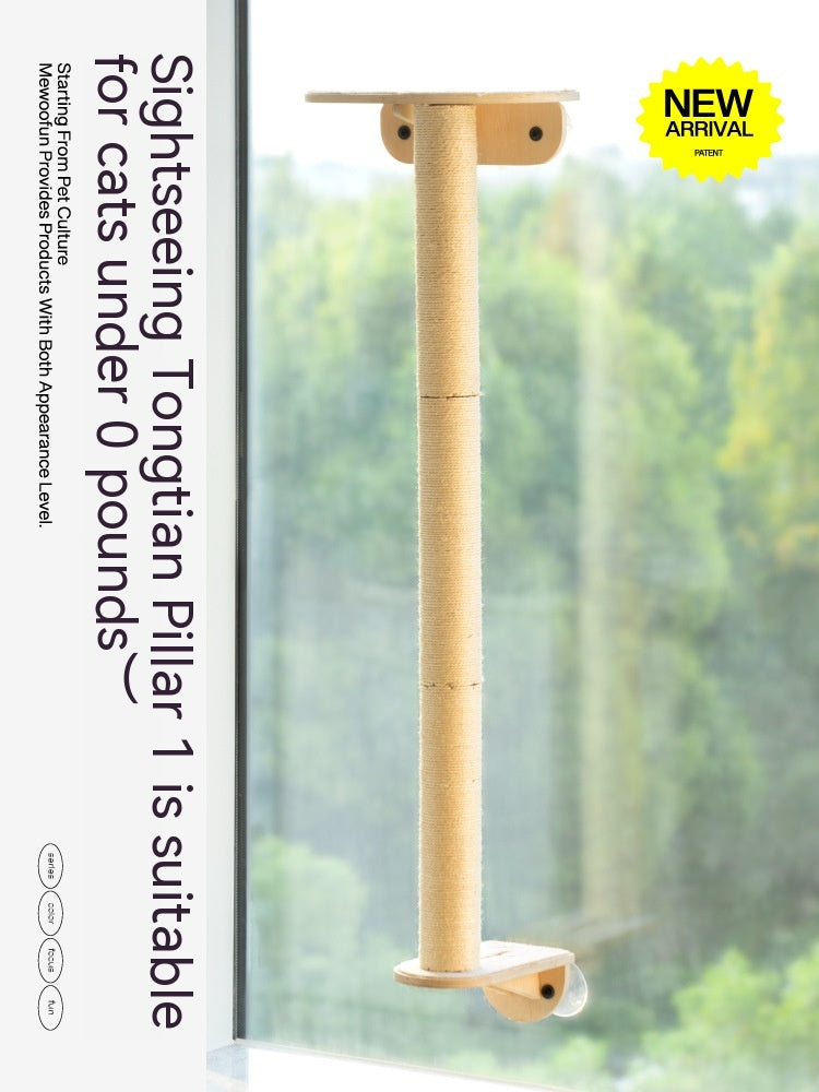 Cat Scratch Trees Non-covering Glass Wall Chamfer
