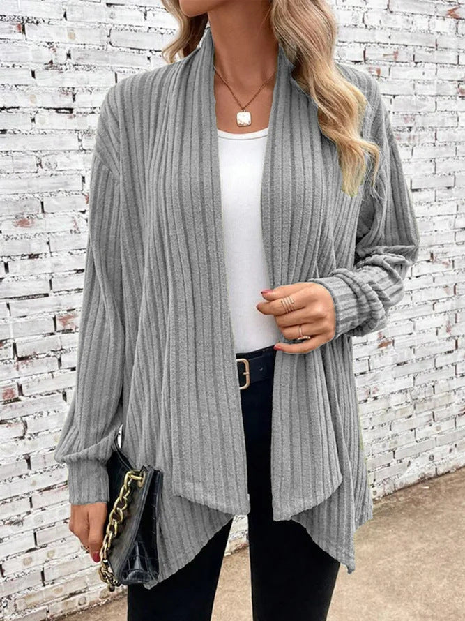 Cross-border Foreign Trade Temu Long Sleeve Loose Cardigan Coat