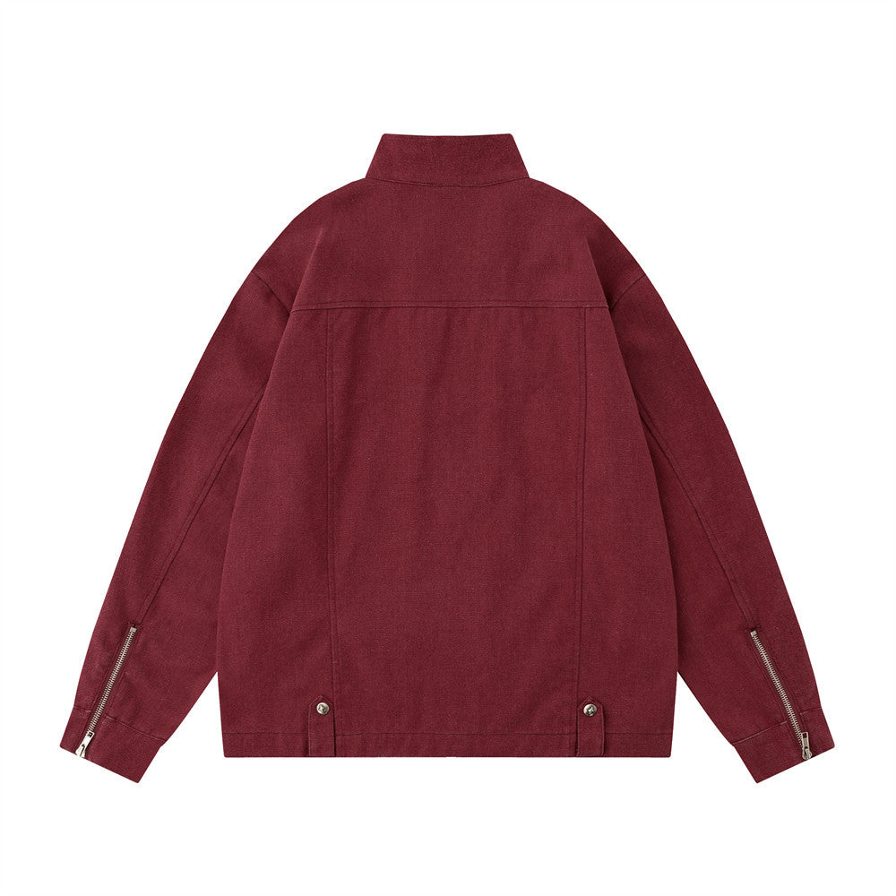 Ins American Vintage Overalls Jacket Coat