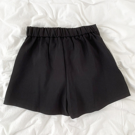 Tight, High Waist, Loose, Slim, Versatile Wide-leg Shorts