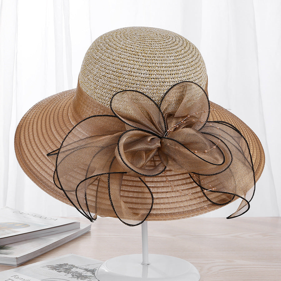 Women's Sun Hat With Large Foldable Brim