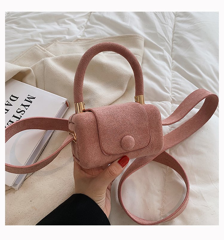 Women's New Popular Frosted One-shoulder Messenger Handbag