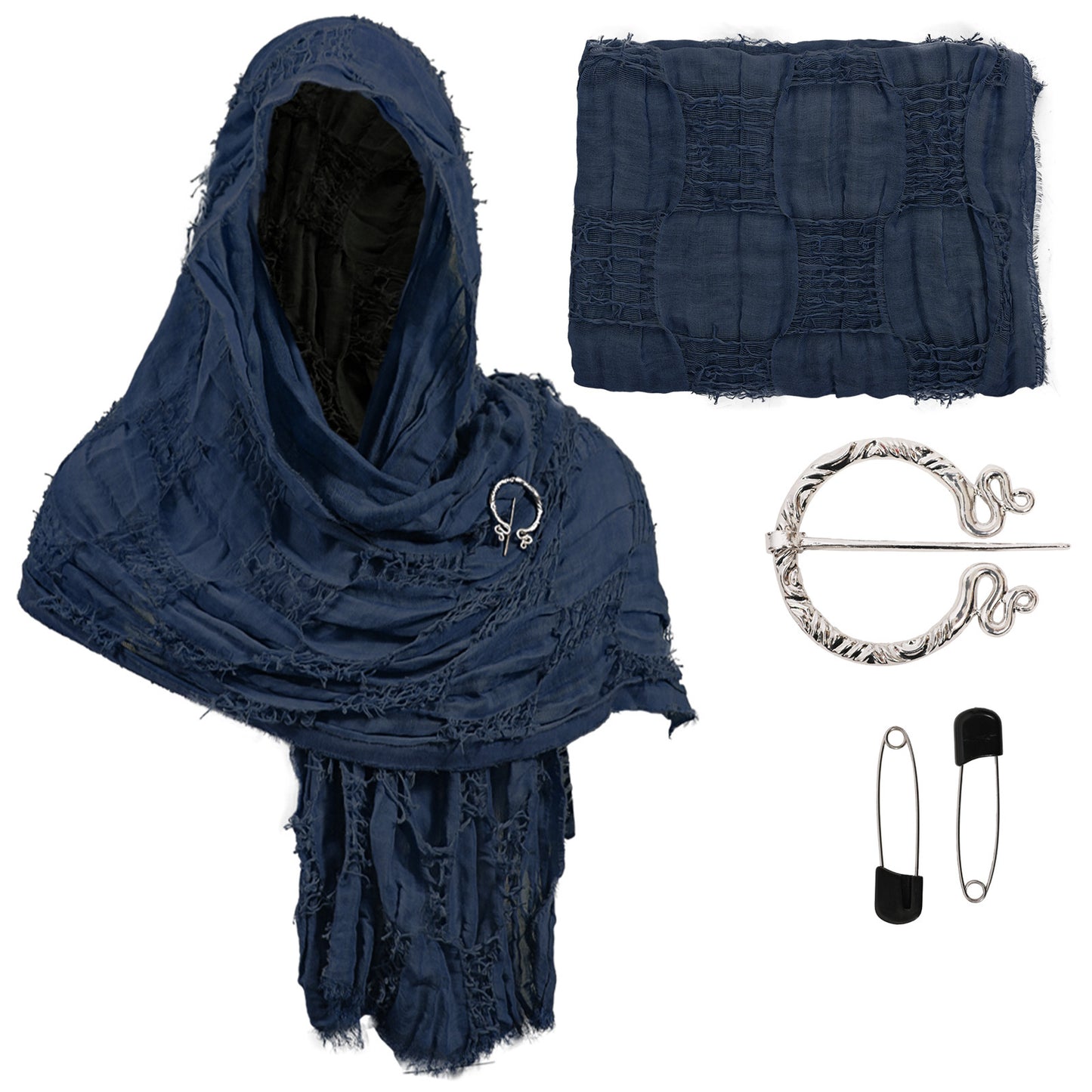 Old Four Seasons Beggar Style Cotton And Linen Shawl