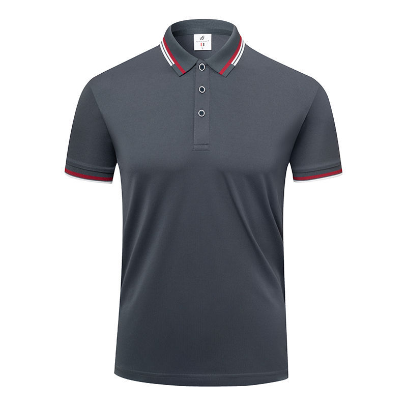 Ice Cotton High-end Enterprise Clothes Lapel Short Sleeve 190g