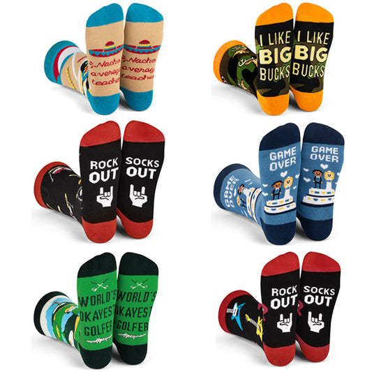 Fashion Sole English Letter Socks