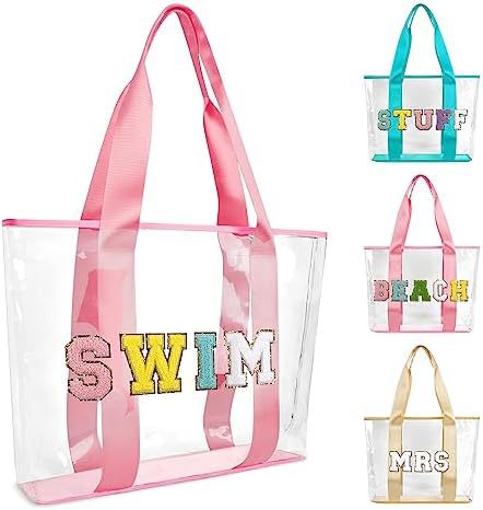 Transparent PVC Letters Wash Bag Good-looking Large Capacity