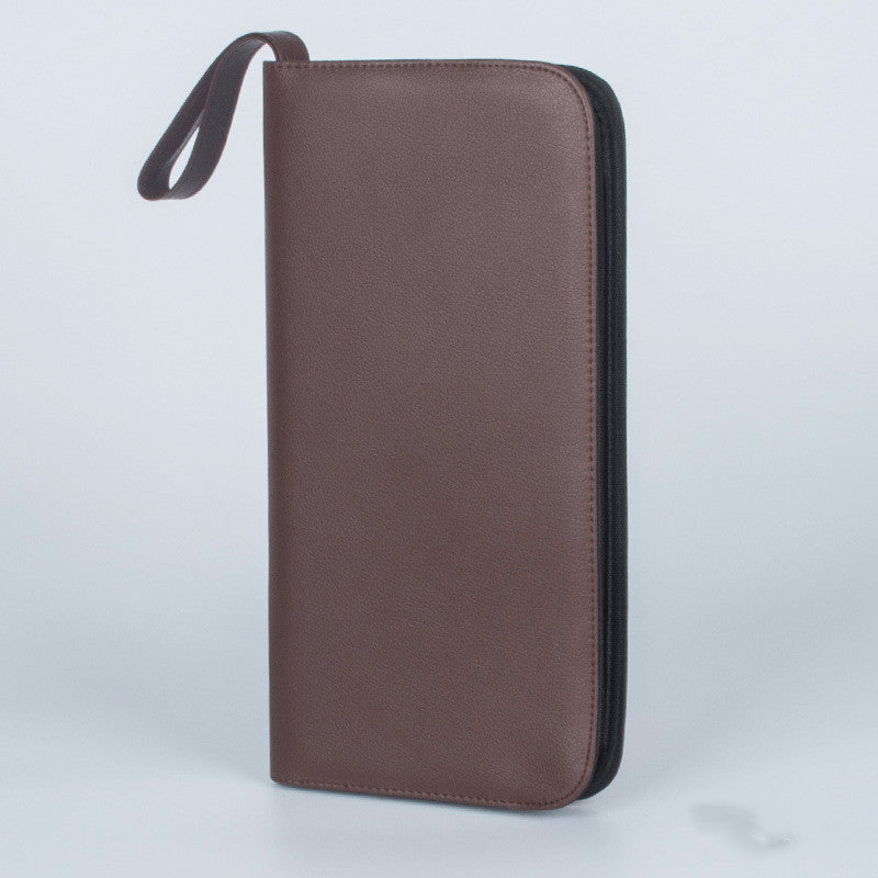Ball Pen Large PU Leather 36 Fountain Pens Pencil Case Storage