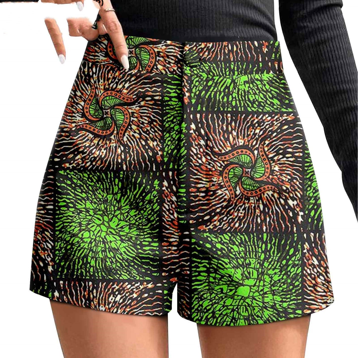 Duplex Printing Batik Shorts