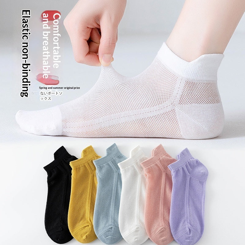 Women's Thin Mesh Ankle Sports Socks