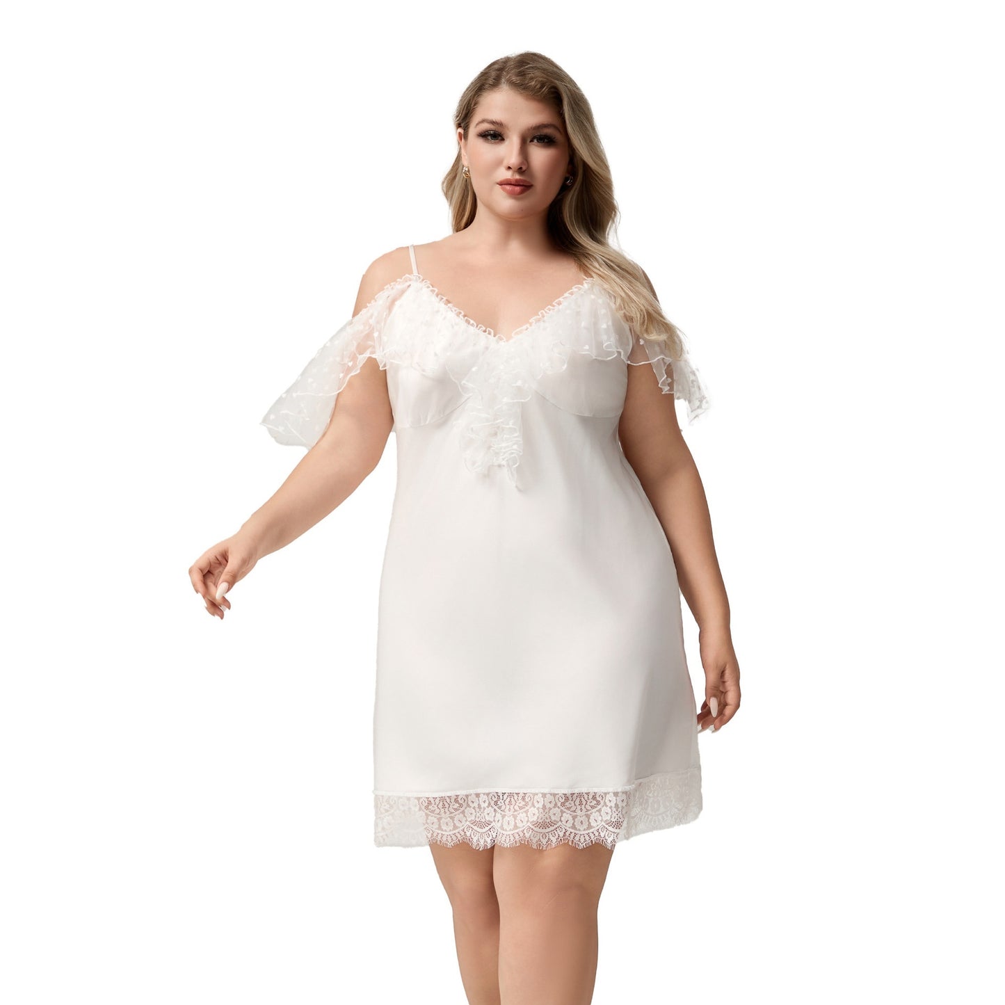 New Plus-Size Camisole Womens Nightdress