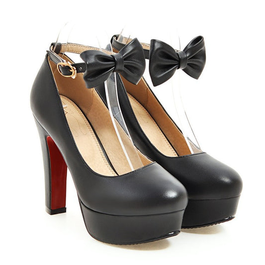 Women's High Heel Chunky Shoes