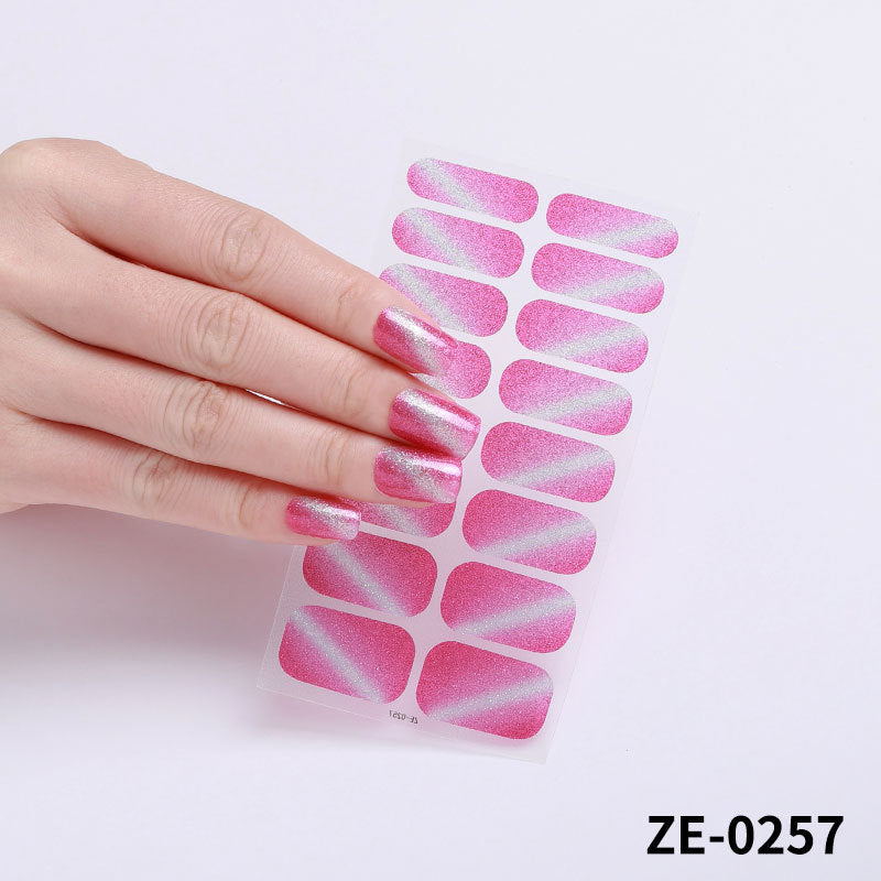 Fashion Christmas Waterproof Manicure Stickers