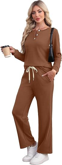 Fashionable Solid Color Versatile Women's Casual Suit