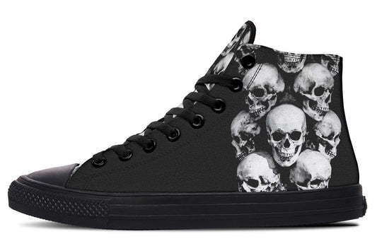 Printed Couple High-top Canvas Shoes