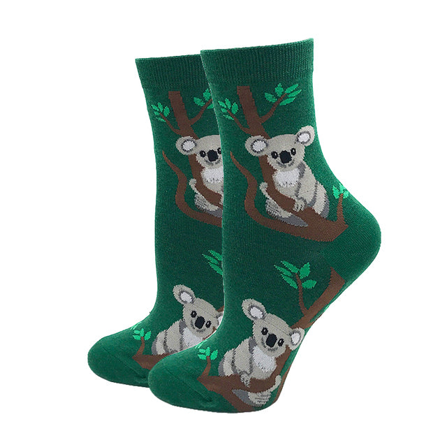 Women's Casual Fashion Simple Jacquard Socks