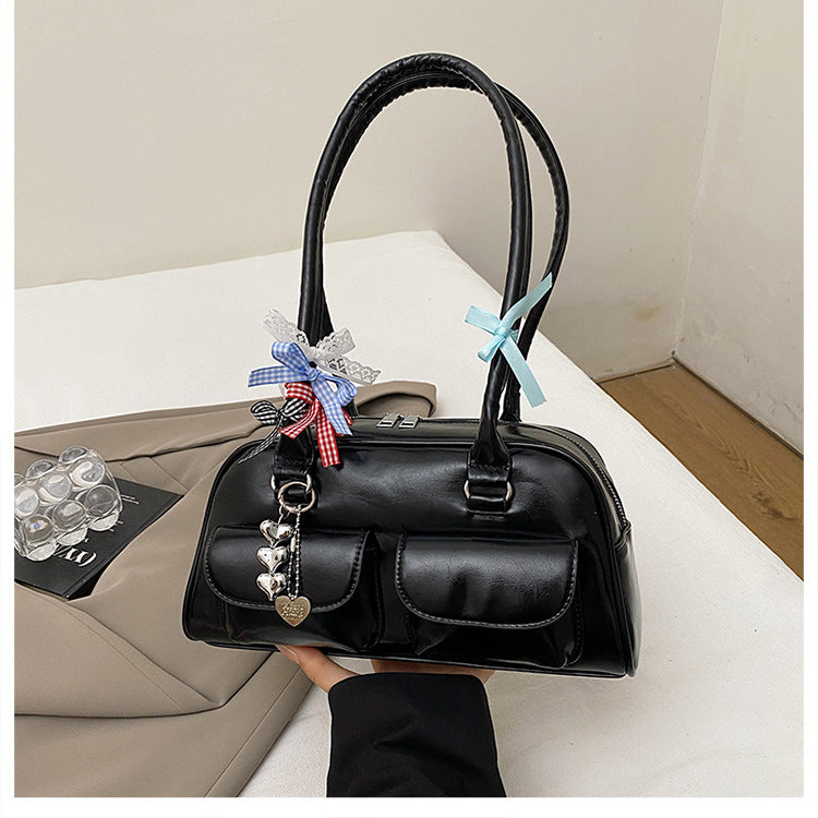 New Autumn Winter Retro One Shoulder Underarm Pillow Bag