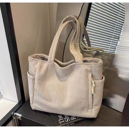 Autumn And Winter Leisure One Shoulder Shopping Bag Advanced Sensor Service Tote