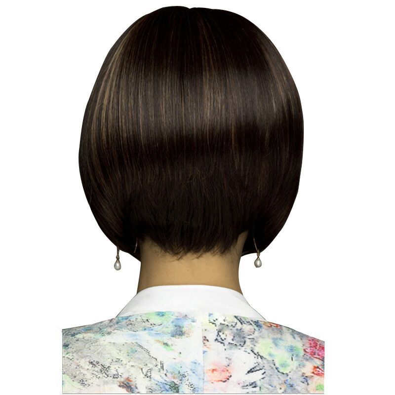 Women's Fashion Short Straight Wig Chemical Fiber Headgear