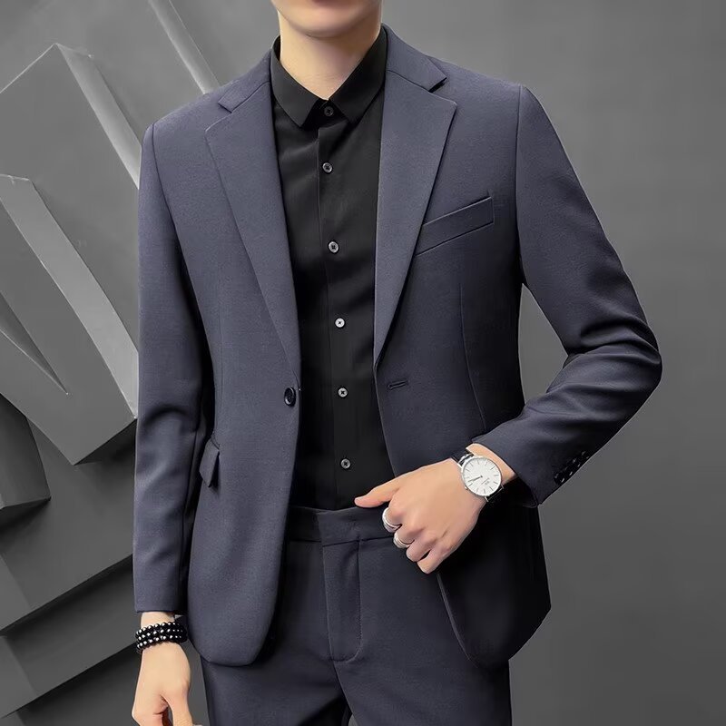 Casual Men's Suit Korean Version Trendy