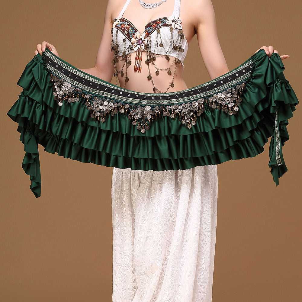 Belly Dance Waist Chain Retro Copper Coin Hip Towel Loud And Long