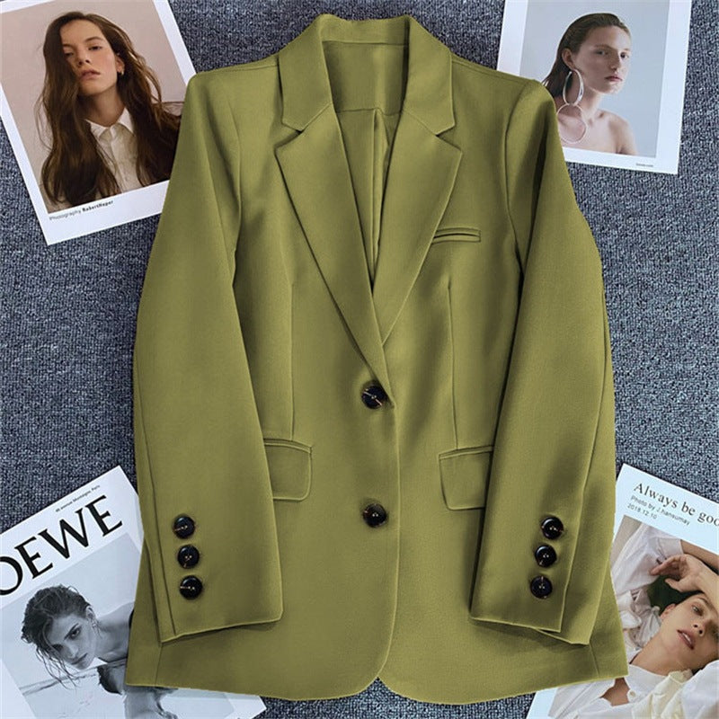 Casual Temperament Spring And Autumn Fried Street Small Suit Top