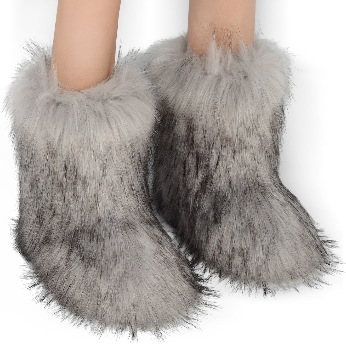 Flat Heel High-top Warm Mid-calf Snow Boots