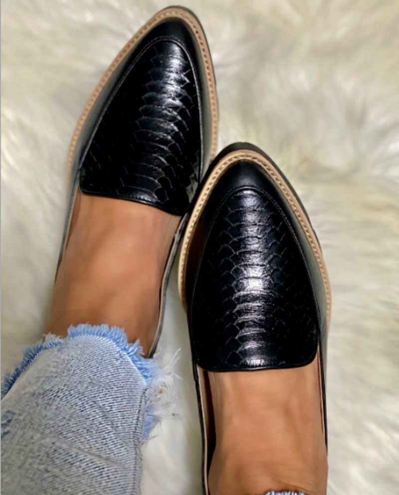 Low Heel Pointed Toe Casual Shallow Mouth Single Shoes Women