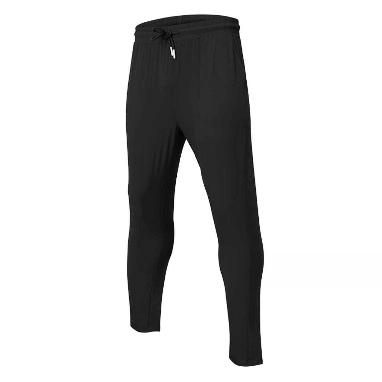 Sport Fintess Top med lange ærmer og lynlås Trousers Todelt Sæt til Mænd