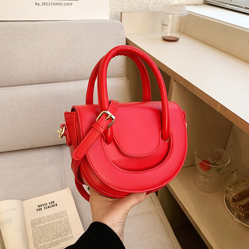 Women's Fashionable And Versatile Simple Single Shoulder Crossbody Bag