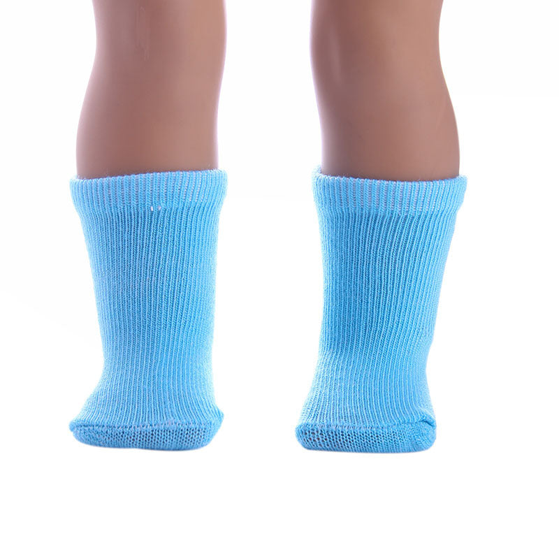12 Colors 18 Inch American Girl Doll Socks