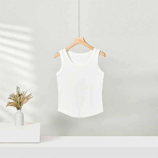 Seamless All-match U-neck Vest Spring And Summer Bottoming Shirt