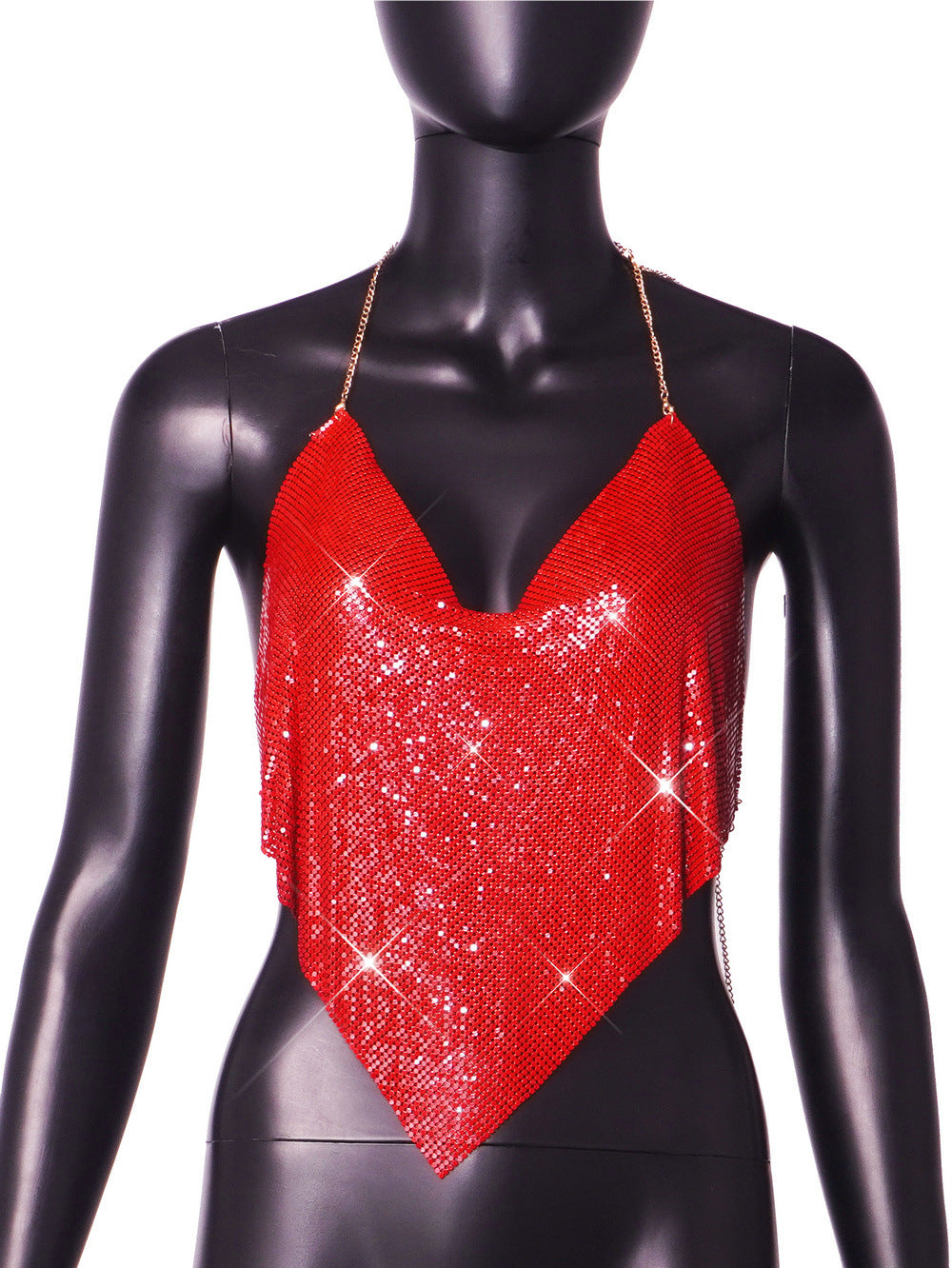 Summer Solid Color Slim Fit Backless Camisole