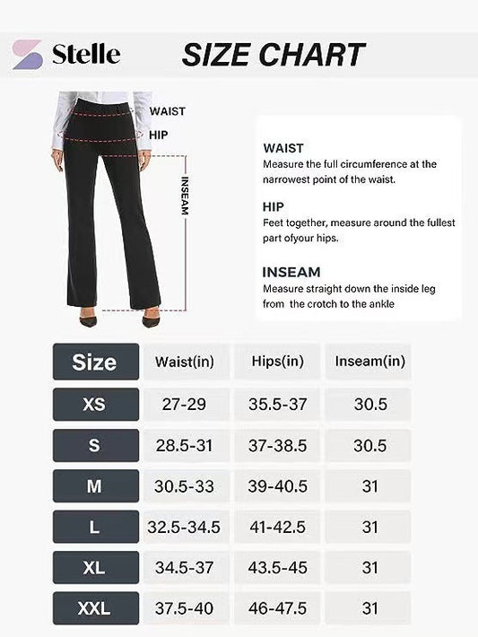 Ladies Belt Pocket Slip-on Regular Casual Pants