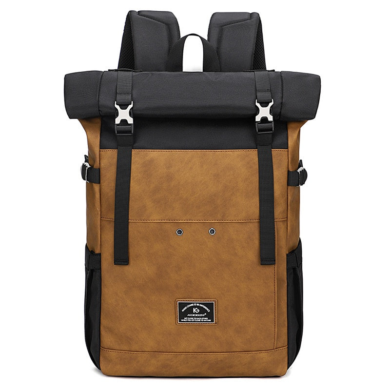 Large Capacity Men's And Women's Roll-up Backpack