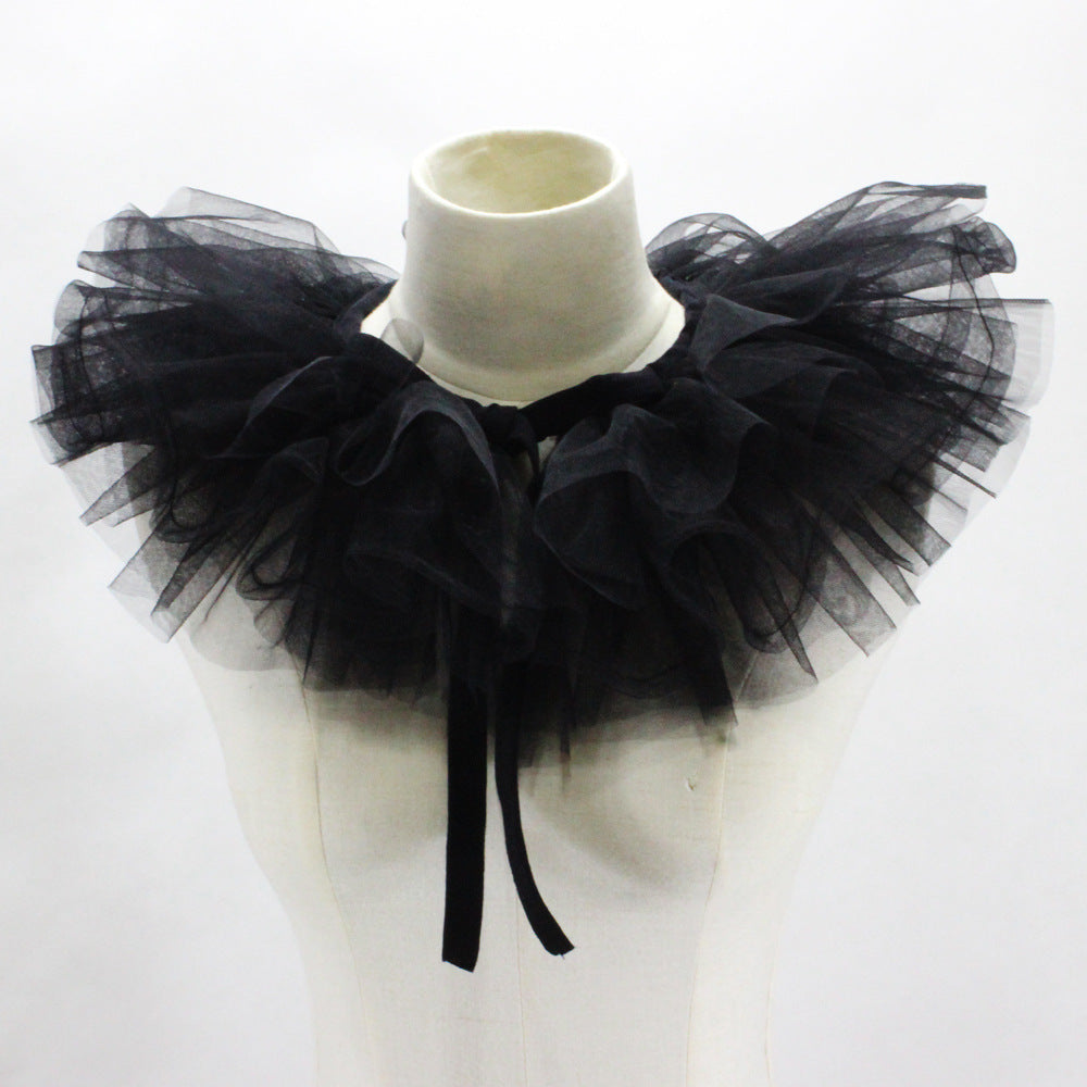 Decorative Collar Multifunctional Mesh Photography Props