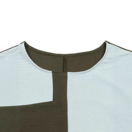 Artistic Retro-style Casual Trendy Pullover With Short Sleeves