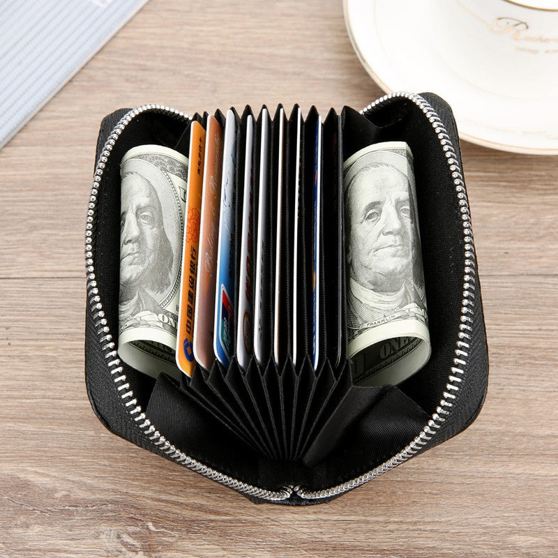 Pattern Large Capacity Card Holder Men's Multiple Card Slots