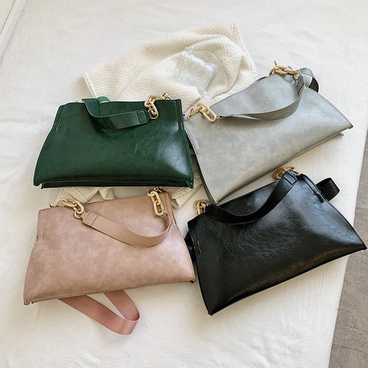 Large Capacity Lightweight One Shoulder Simple Crossbody Bag