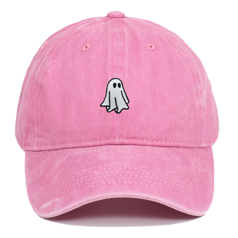 Washed Distressed Embroidered Baseball Cap For Casual Outdoor Sports