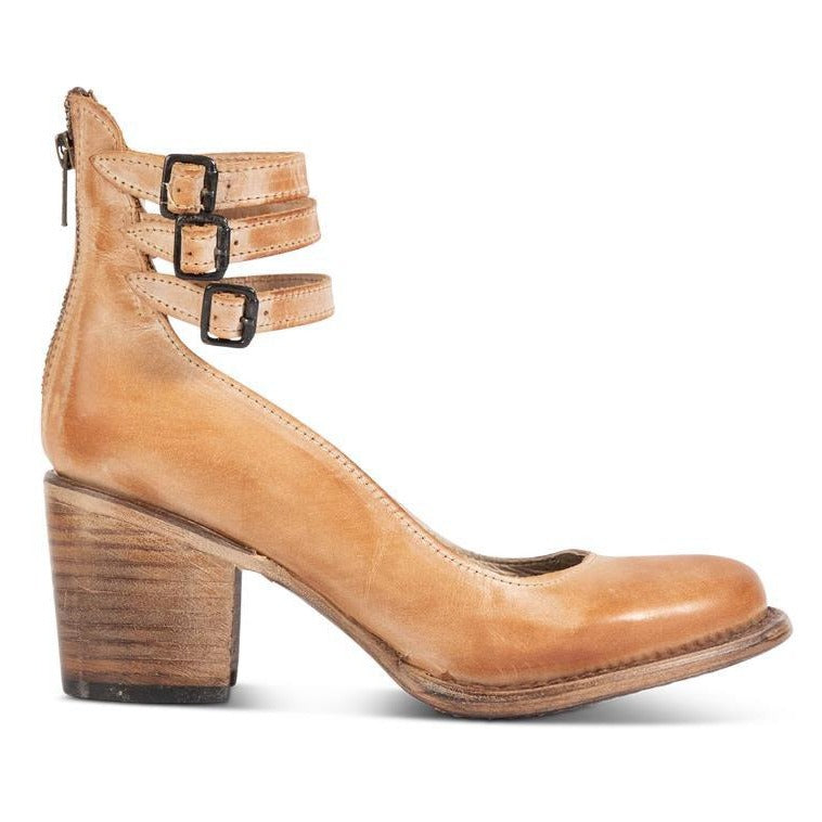 Women's High-top Low-cut Buckle Shoes With Back Zipper