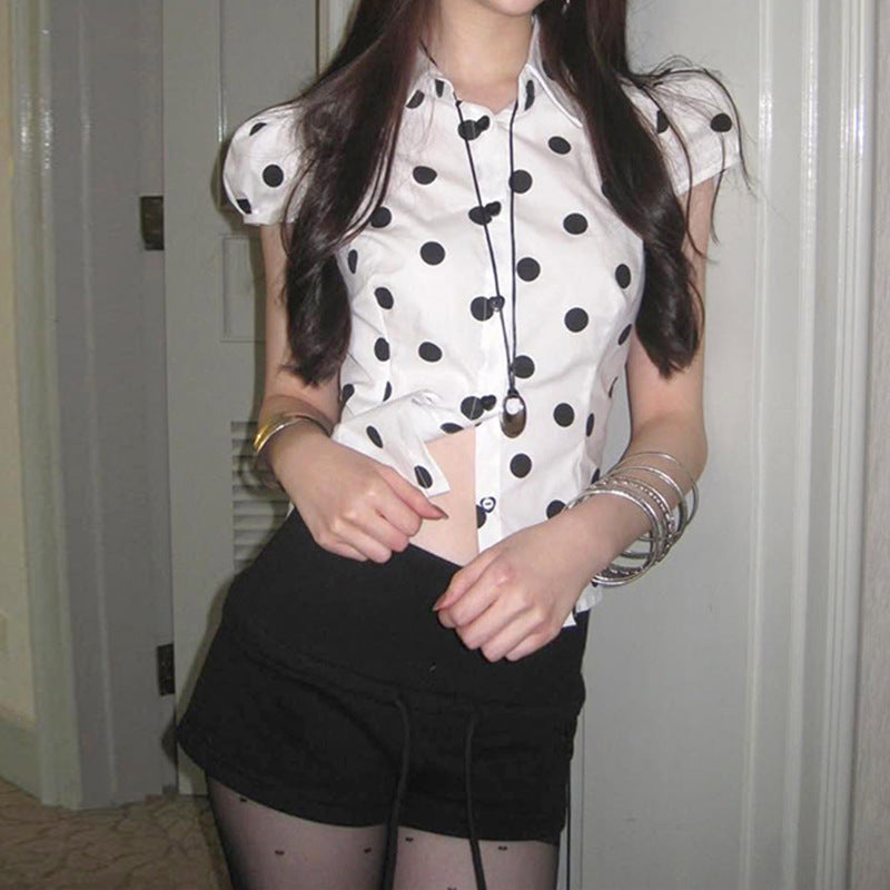 Stylish Casual Fitted Waist T-shirt With Tie-up Details And Short Sleeves