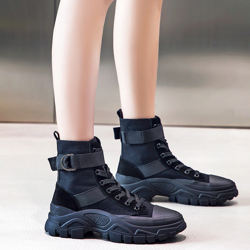 Women Summer New Three-color Net Red Motorcycle Boots