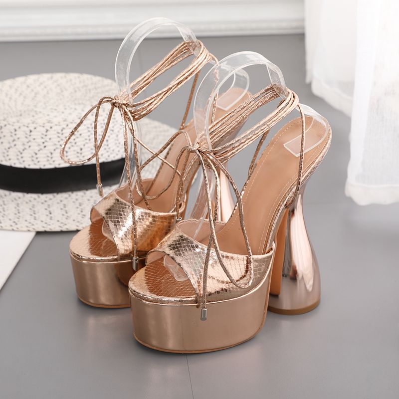 Fashionable High-heeled Women's Sandals