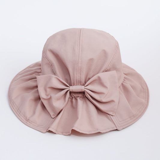 Casual Japanese Large Brim Cotton Linen Sun Hat Foldable