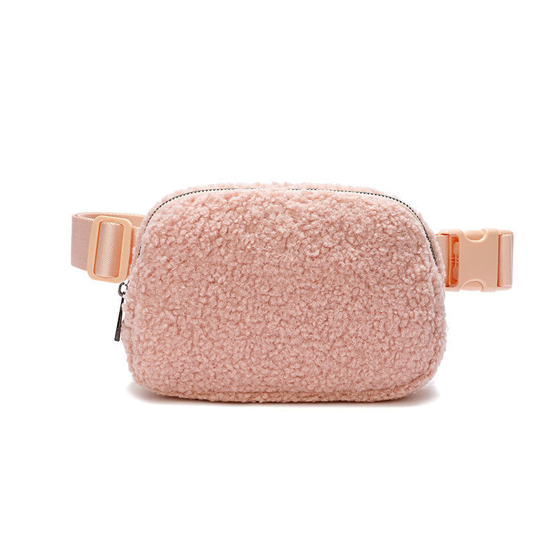 Winter Lambskin Crossbody Bag Outdoor Sports General Versatile