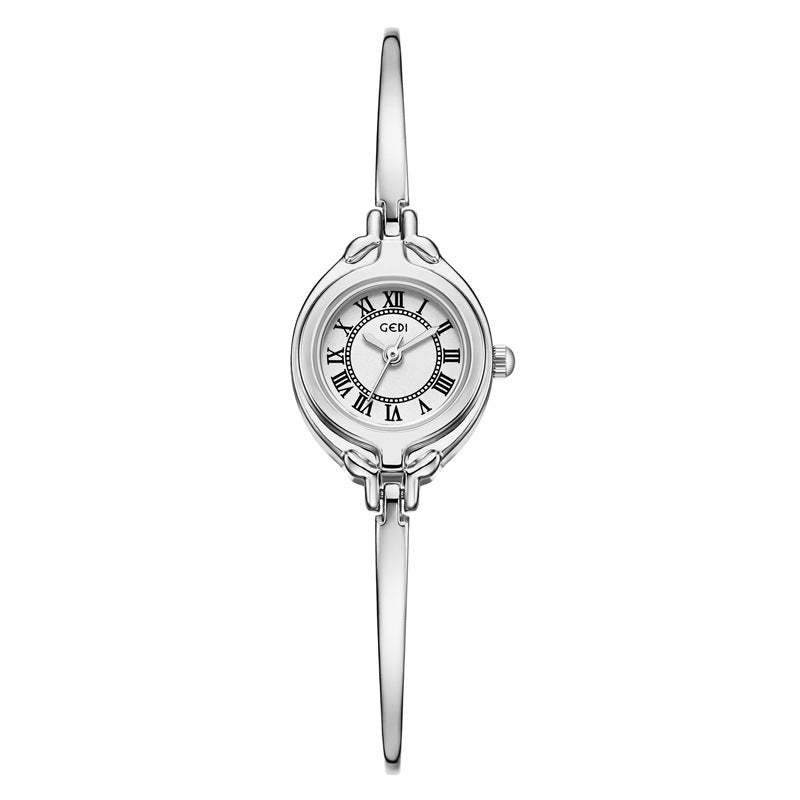 Gold Good-looking Thin Strap Quartz Watch